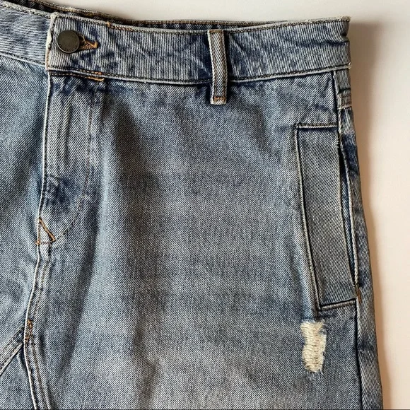 All Saints Denim Mini Skirt - Picture 4 of 15
